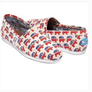 Toms Political Election Republican Elephants Shoes